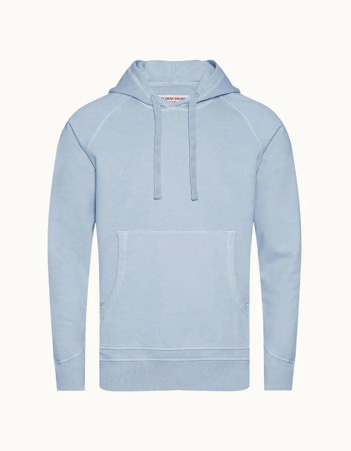 Men Orlebar Brown Sweats Francis Ice Blue