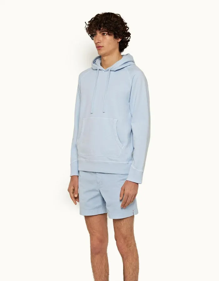 Men Orlebar Brown Sweats Francis Ice Blue