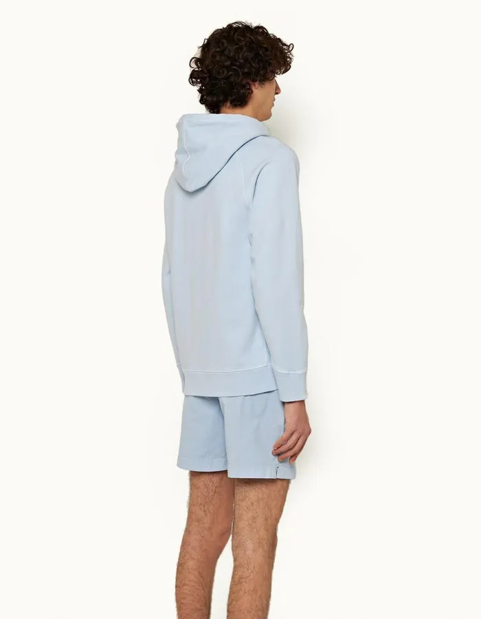Men Orlebar Brown Sweats Francis Ice Blue