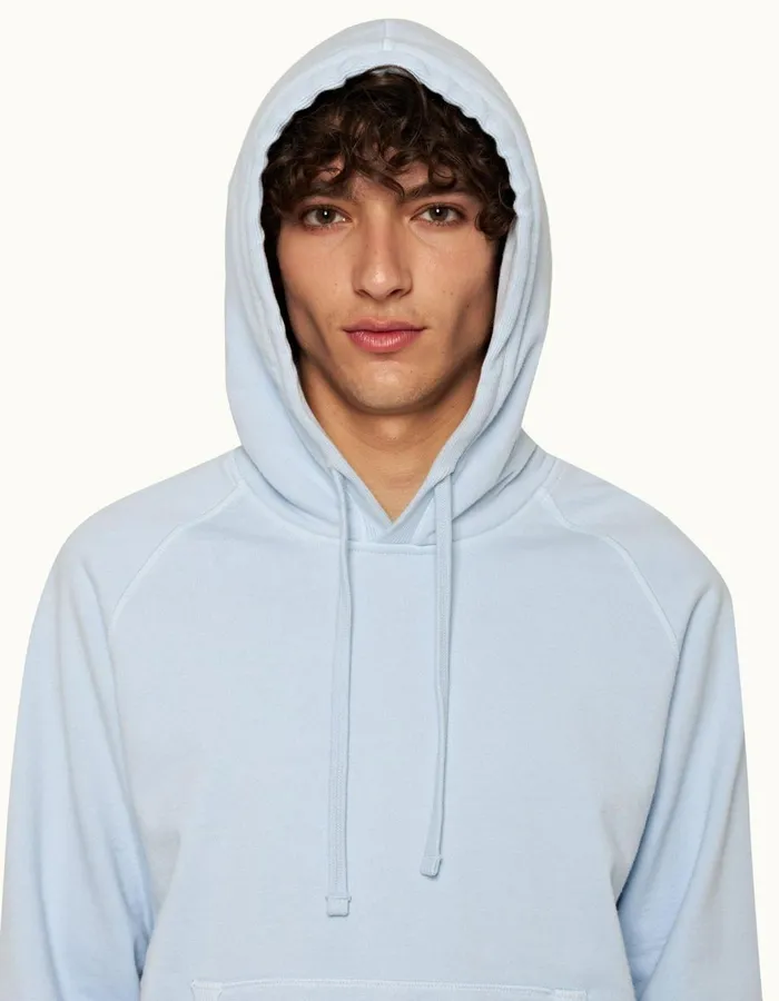 Men Orlebar Brown Sweats Francis Ice Blue