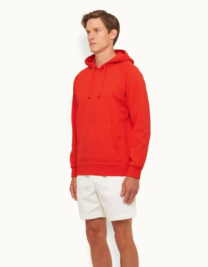 Men Orlebar Brown Sweats Francis Summer Red