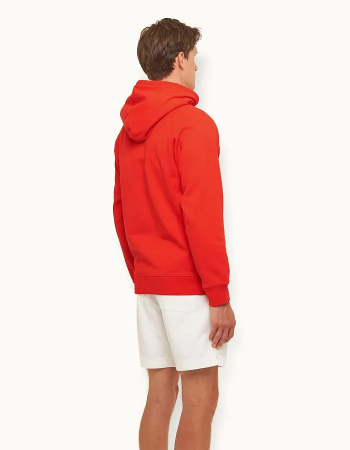 Men Orlebar Brown Sweats Francis Summer Red