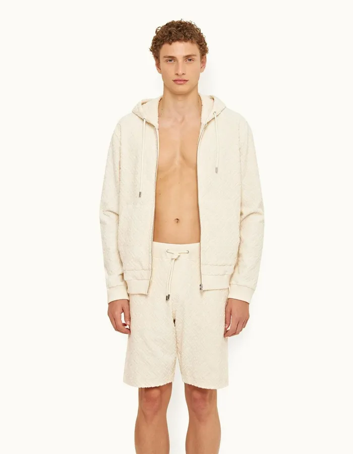 Men Orlebar Brown Sweats Frederick Towelling Matchstick