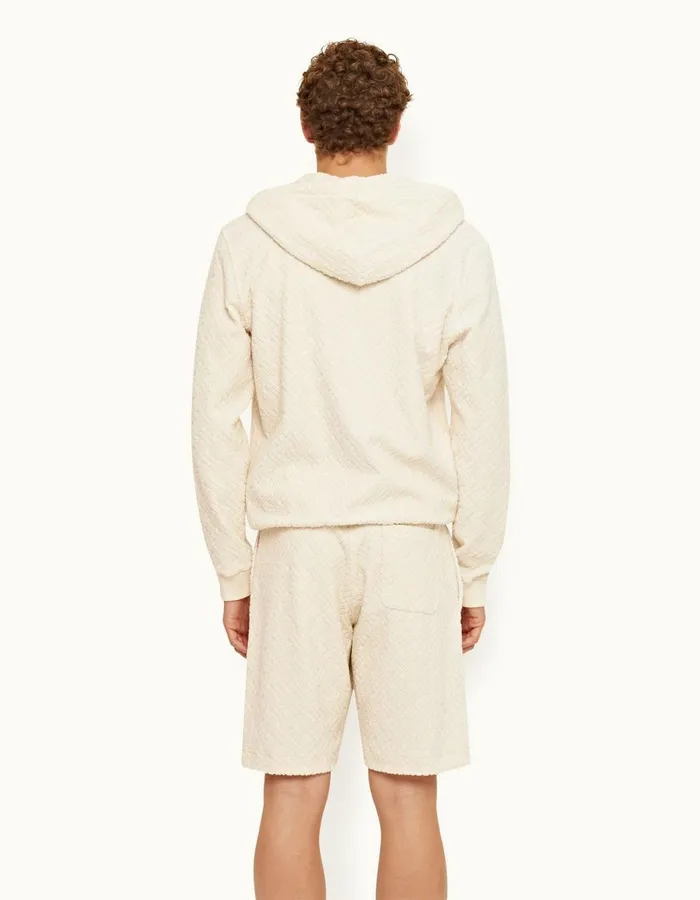 Men Orlebar Brown Sweats Frederick Towelling Matchstick