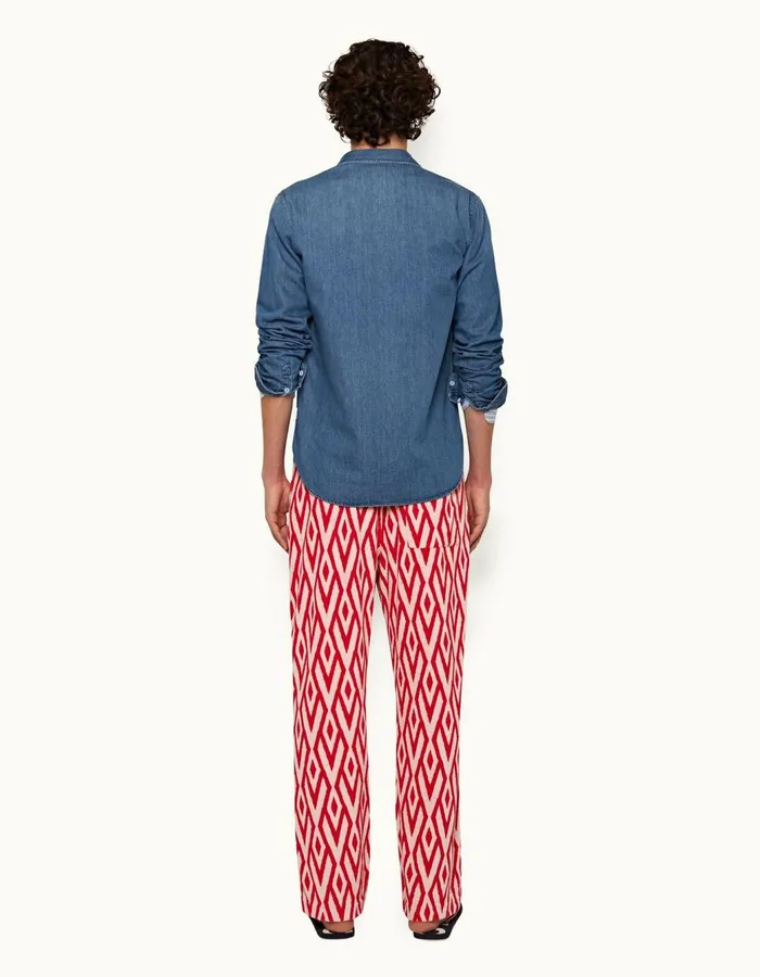 Men Orlebar Brown Sweats Hobie Summer Redwhite Sand