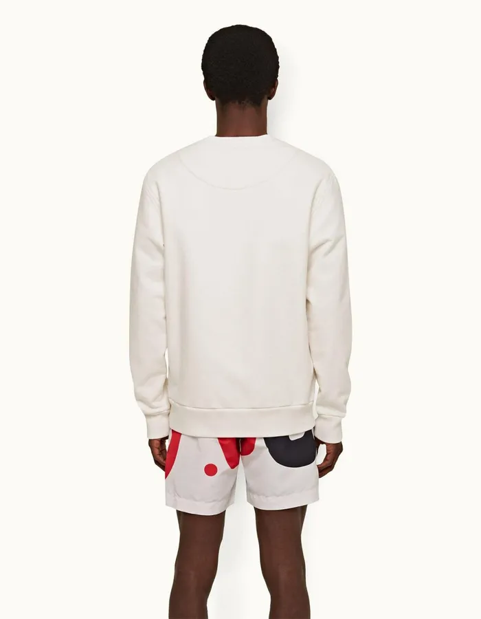Men Orlebar Brown Sweats Stevenson White Sand