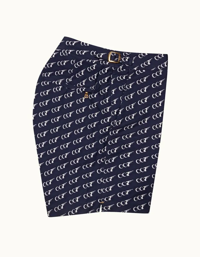 Men Orlebar Brown Swim Shorts Bulldog 007midnight Navy
