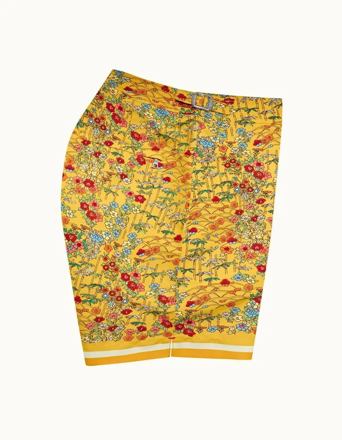 Men Orlebar Brown Swim Shorts Bulldog Bright Gold