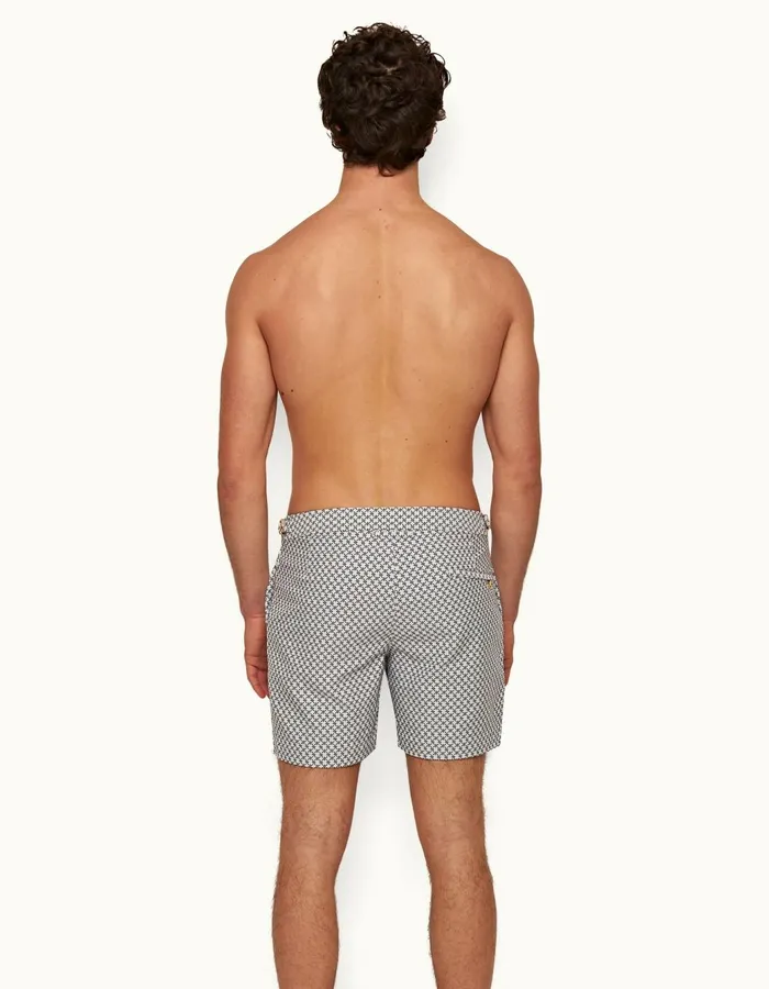 Men Orlebar Brown Swim Shorts Bulldog Cloudnight Iris
