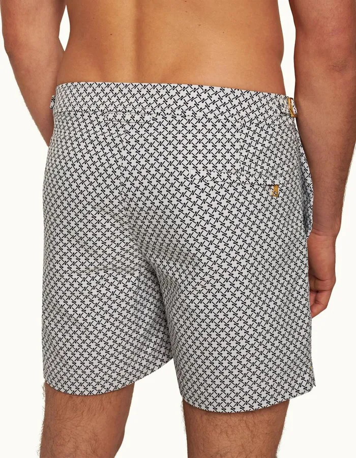 Men Orlebar Brown Swim Shorts Bulldog Cloudnight Iris