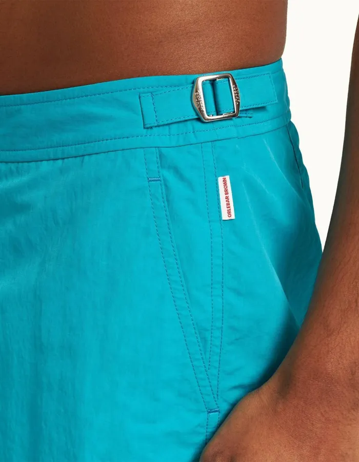 Men Orlebar Brown Swim Shorts Bulldog Crystal Sea