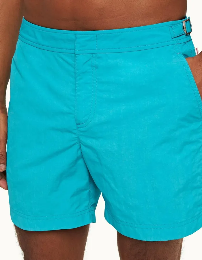 Men Orlebar Brown Swim Shorts Bulldog Crystal Sea