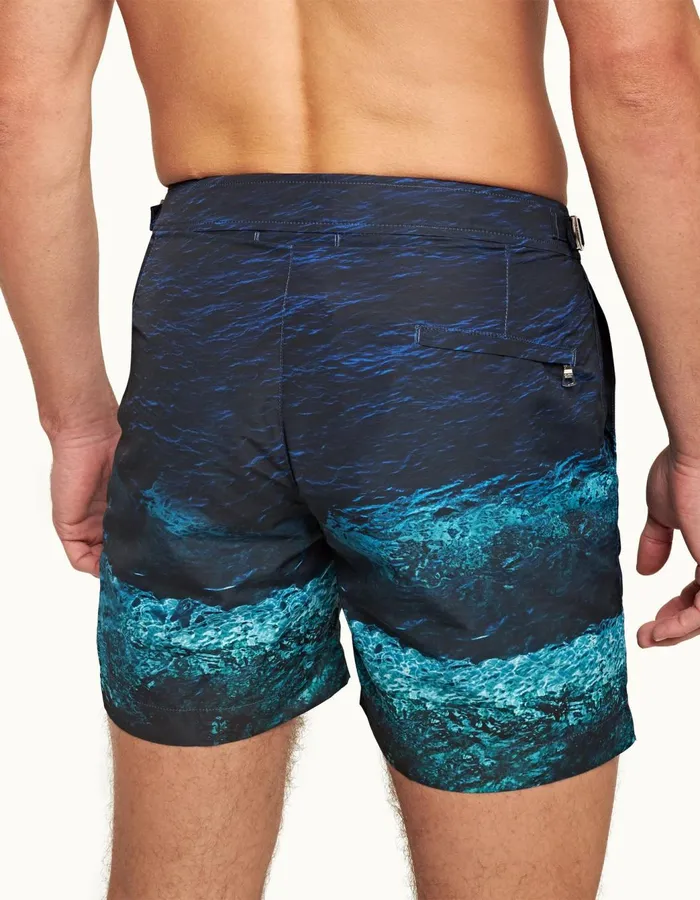 Men Orlebar Brown Swim Shorts Bulldog Deep Sea