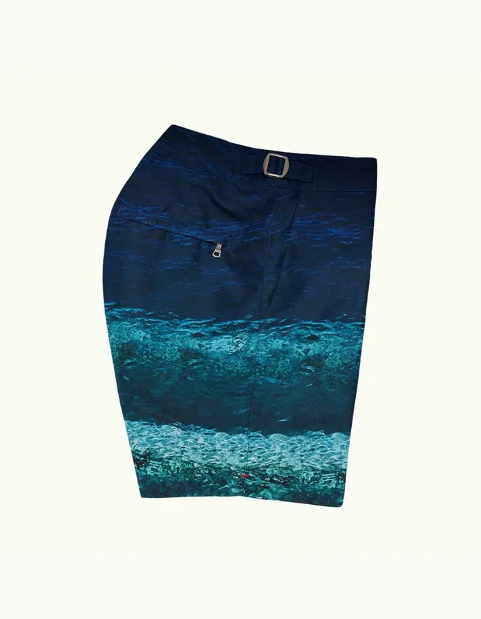Men Orlebar Brown Swim Shorts Bulldog Deep Sea