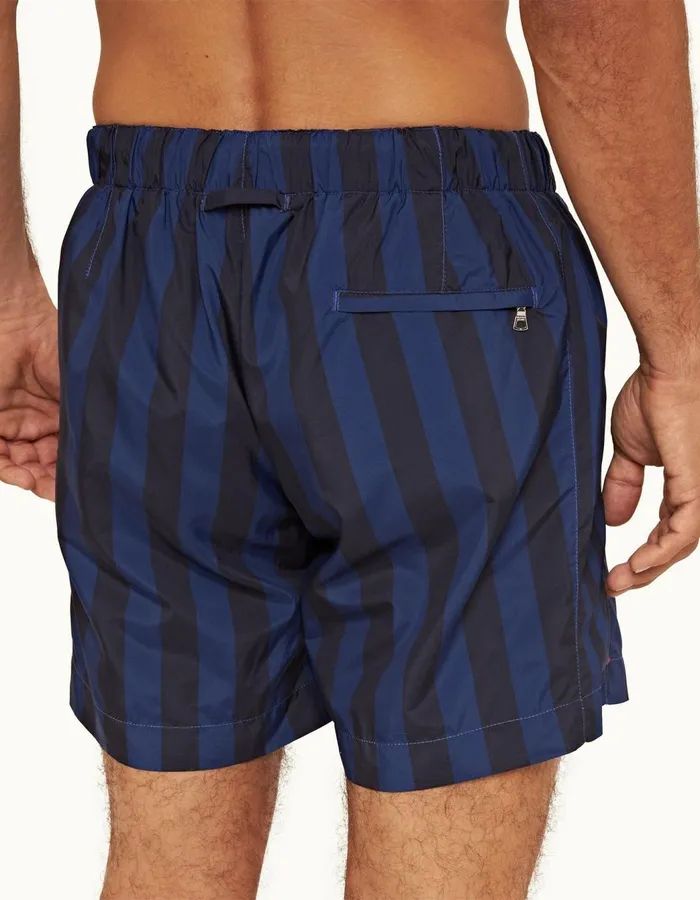 Men Orlebar Brown Swim Shorts Bulldog Drawcord Dark Sapphire