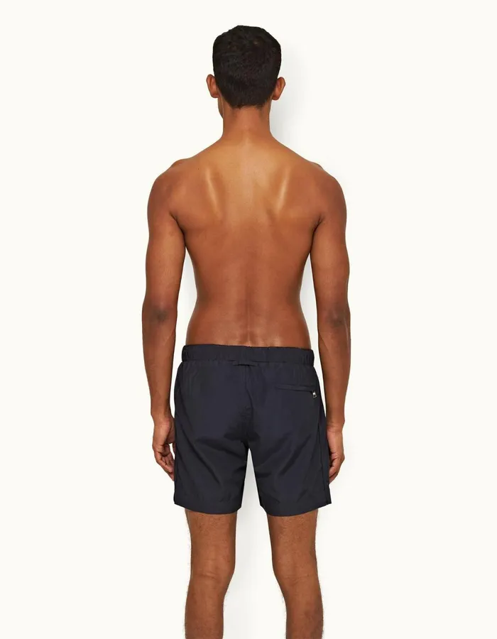 Men Orlebar Brown Swim Shorts Bulldog Drawcord Night Iris