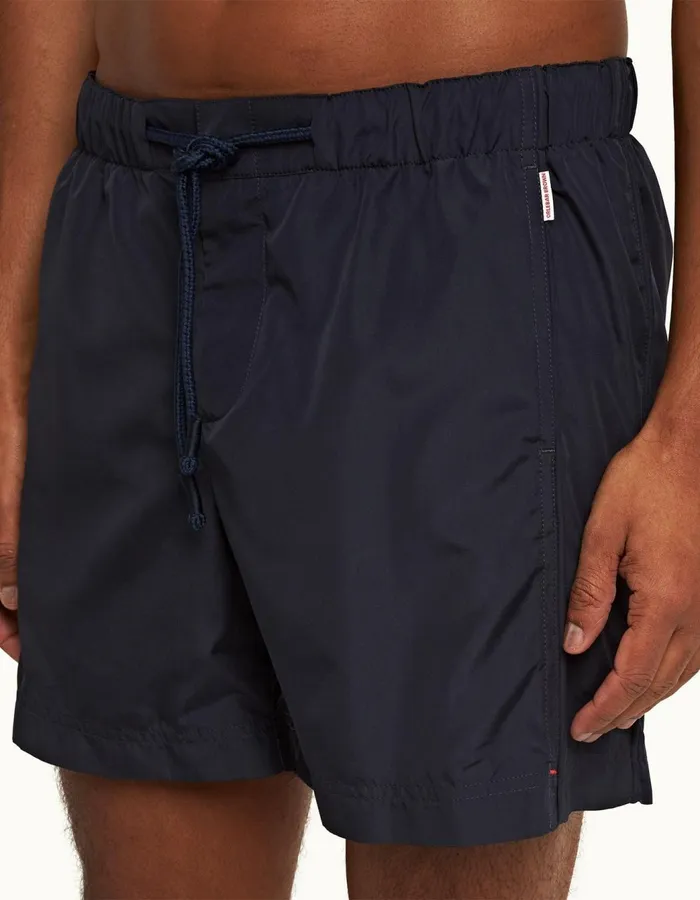 Men Orlebar Brown Swim Shorts Bulldog Drawcord Night Iris