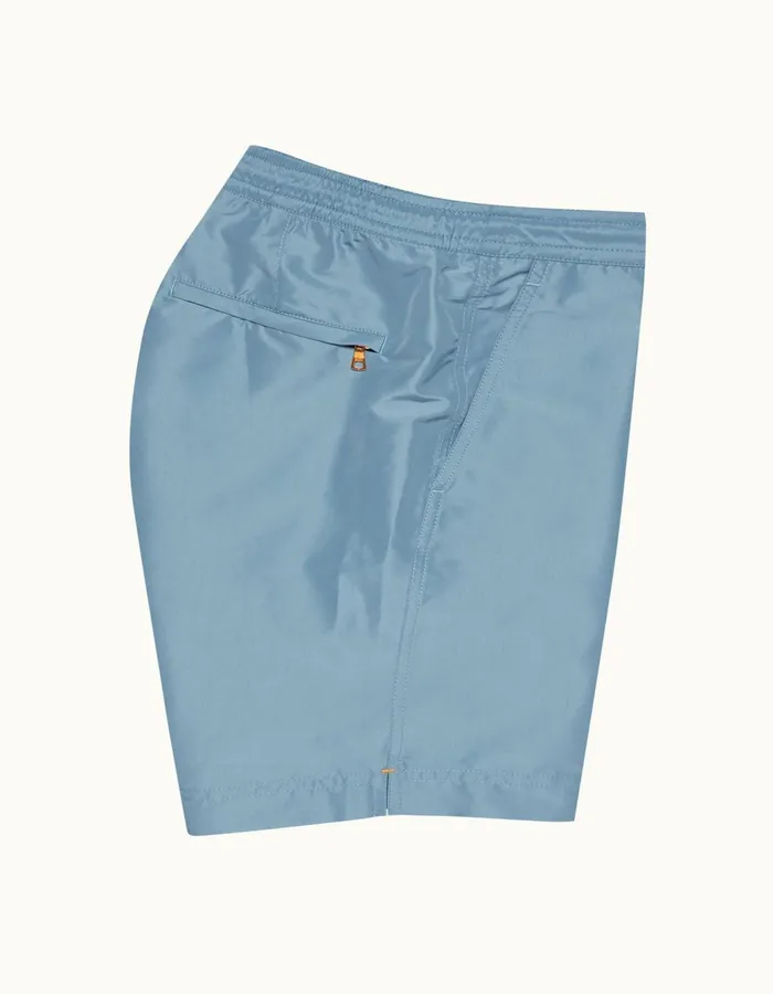 Men Orlebar Brown Swim Shorts Bulldog Drawcord Wish Blue