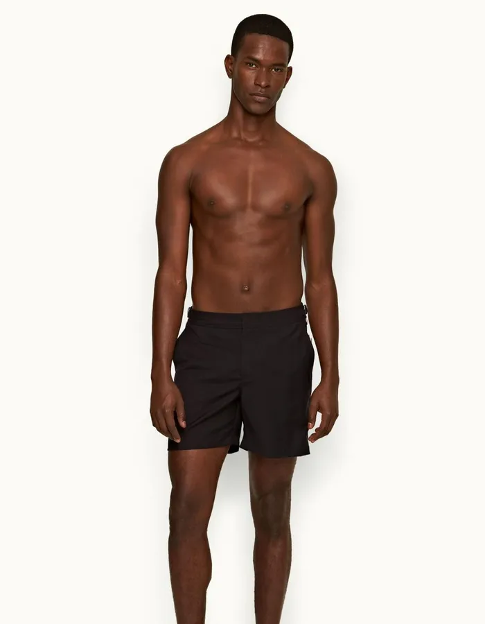 Men Orlebar Brown Swim Shorts Bulldog Merino Night Iris