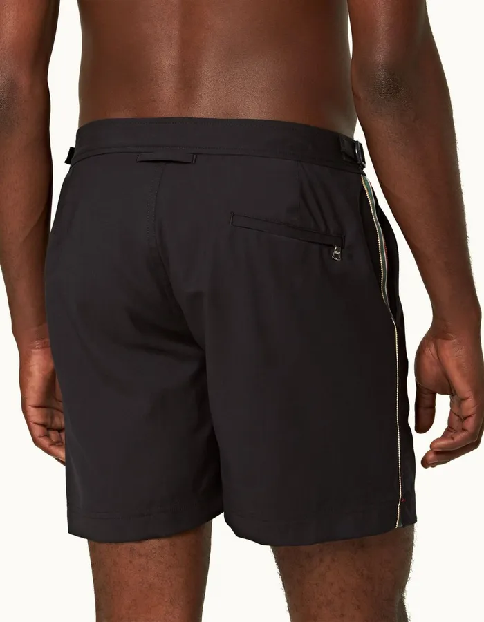 Men Orlebar Brown Swim Shorts Bulldog Merino Night Iris