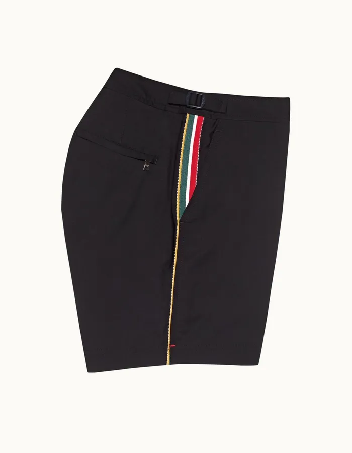 Men Orlebar Brown Swim Shorts Bulldog Merino Night Iris
