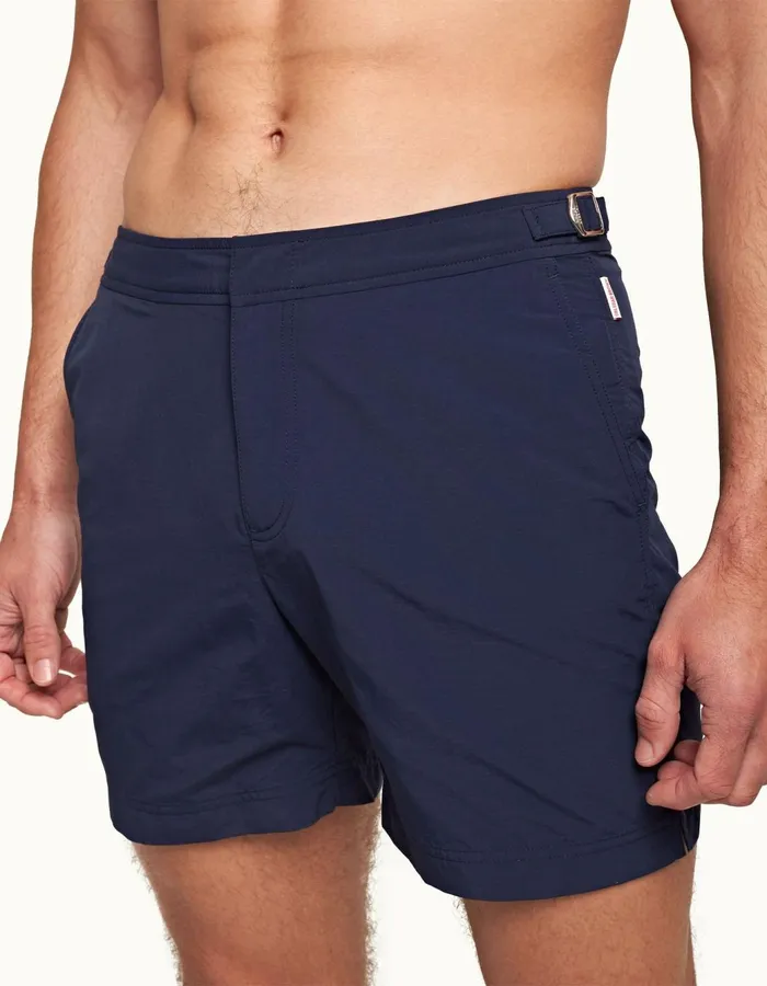 Men Orlebar Brown Swim Shorts Bulldog Navy