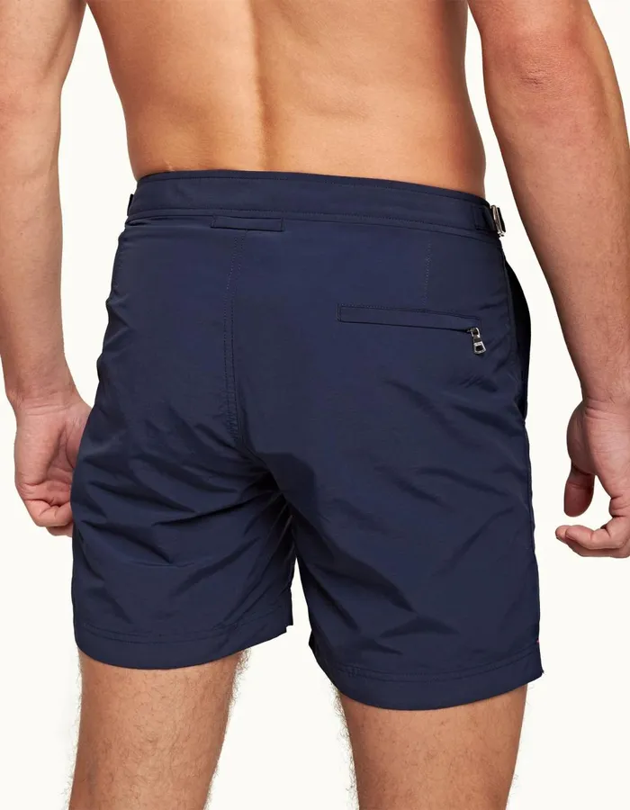 Men Orlebar Brown Swim Shorts Bulldog Navy
