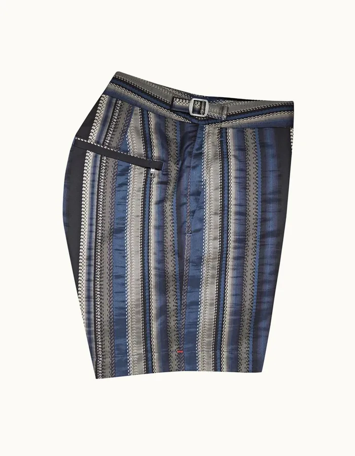 Men Orlebar Brown Swim Shorts Bulldog Night Irisdark Sapphire