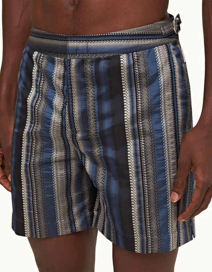 Men Orlebar Brown Swim Shorts Bulldog Night Irisdark Sapphire