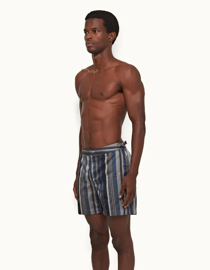Men Orlebar Brown Swim Shorts Bulldog Night Irisdark Sapphire