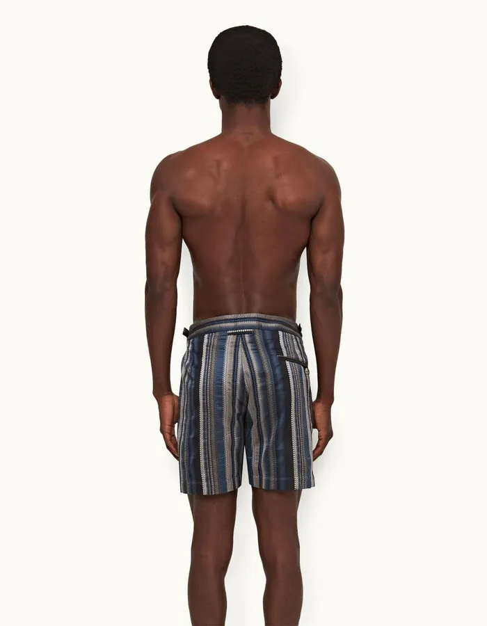 Men Orlebar Brown Swim Shorts Bulldog Night Irisdark Sapphire