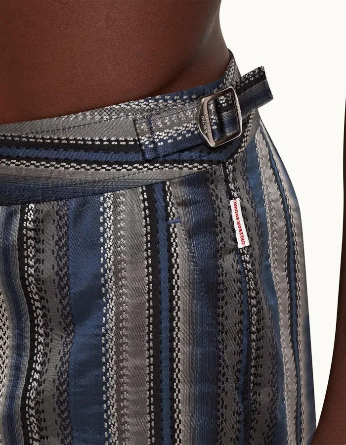Men Orlebar Brown Swim Shorts Bulldog Night Irisdark Sapphire