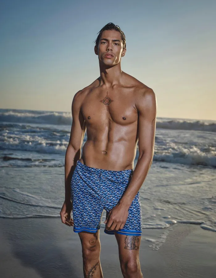 Men Orlebar Brown Swim Shorts Bulldog Night Irispowdered Sky