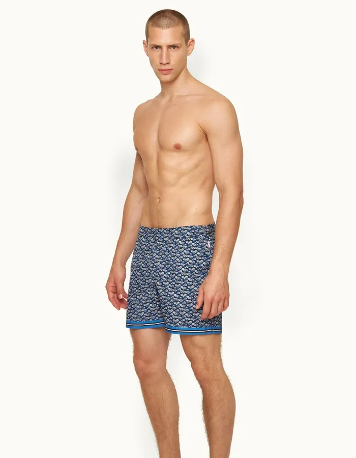 Men Orlebar Brown Swim Shorts Bulldog Night Irispowdered Sky