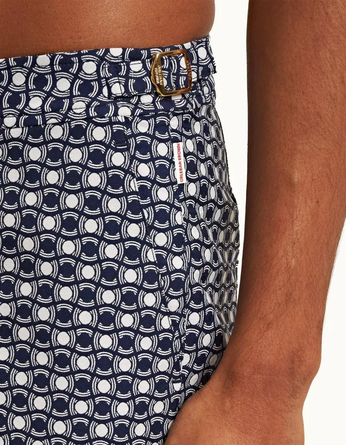 Men Orlebar Brown Swim Shorts Bulldog Night Irissea Mist