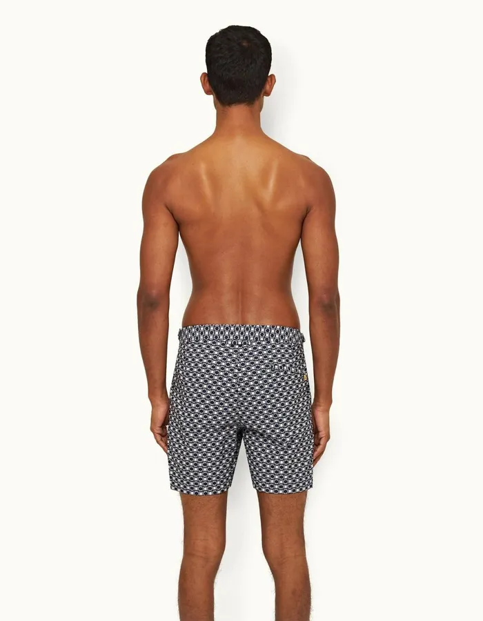 Men Orlebar Brown Swim Shorts Bulldog Night Irissea Mist