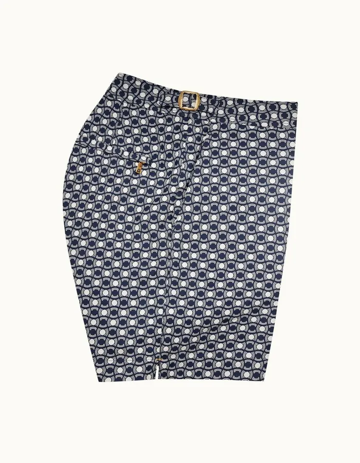 Men Orlebar Brown Swim Shorts Bulldog Night Irissea Mist