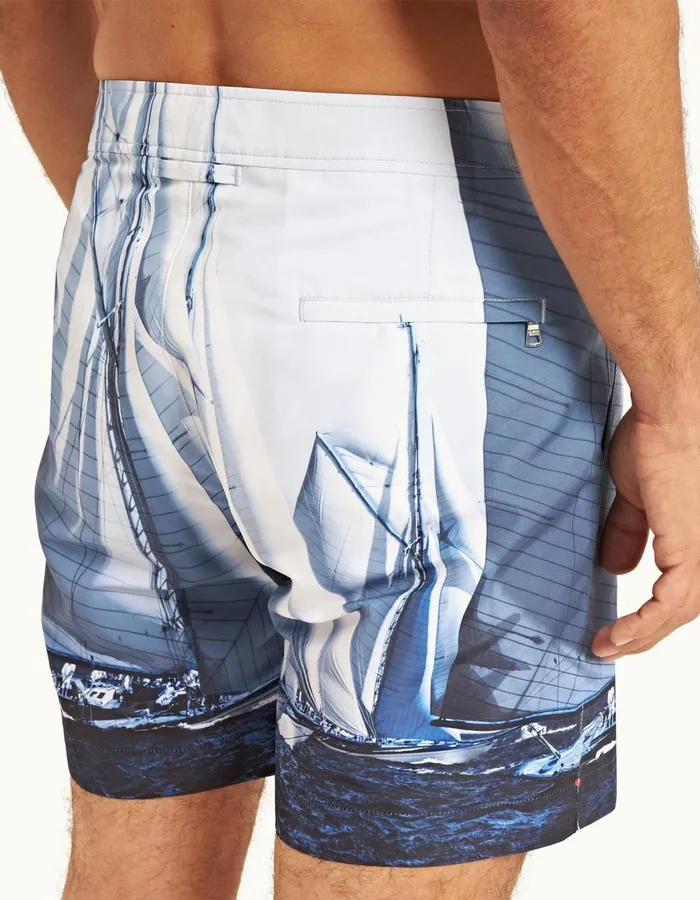 Men Orlebar Brown Swim Shorts Bulldog Ocean Outlook Dark Sapphire