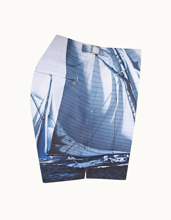 Men Orlebar Brown Swim Shorts Bulldog Ocean Outlook Dark Sapphire