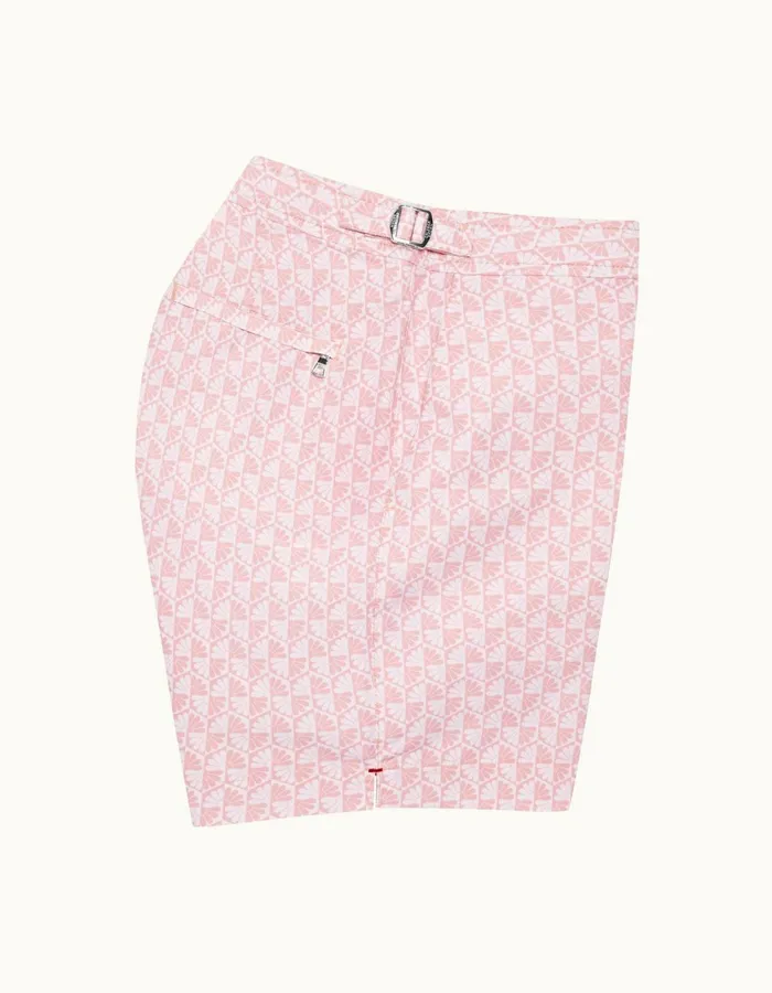 Men Orlebar Brown Swim Shorts Bulldog Pinkwhite