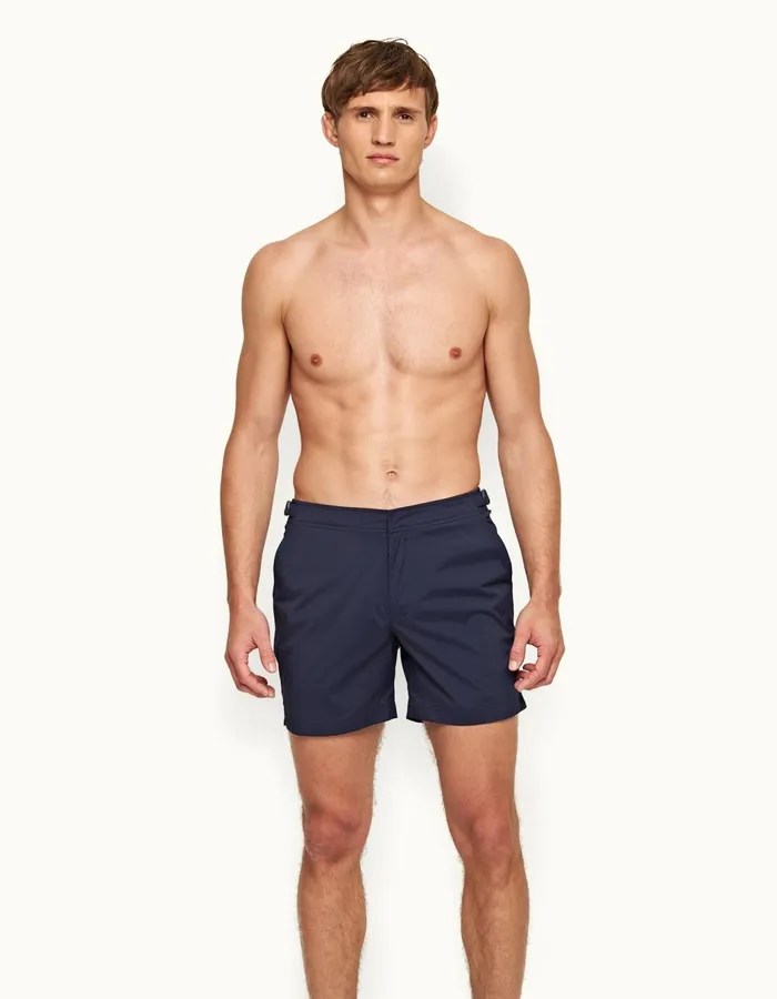 Men Orlebar Brown Swim Shorts Bulldog Sport Navy