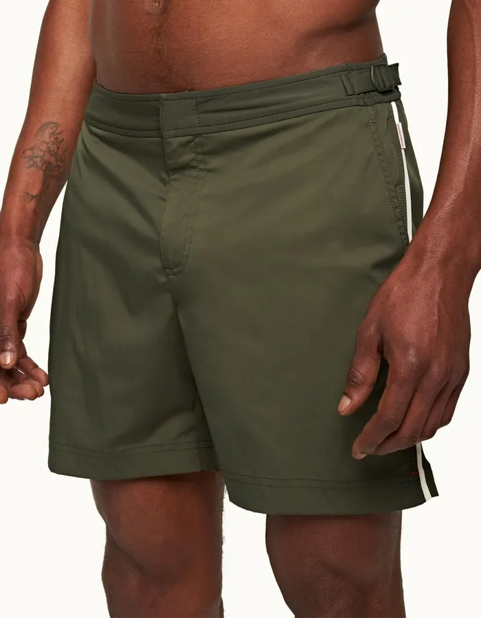 Men Orlebar Brown Swim Shorts Bulldog Stretch Palm