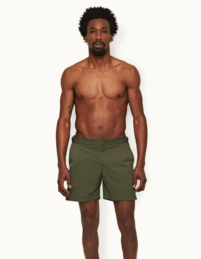 Men Orlebar Brown Swim Shorts Bulldog Stretch Palm