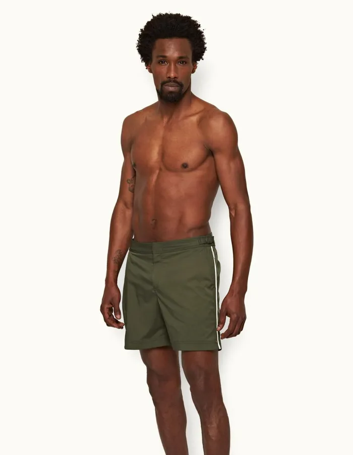 Men Orlebar Brown Swim Shorts Bulldog Stretch Palm