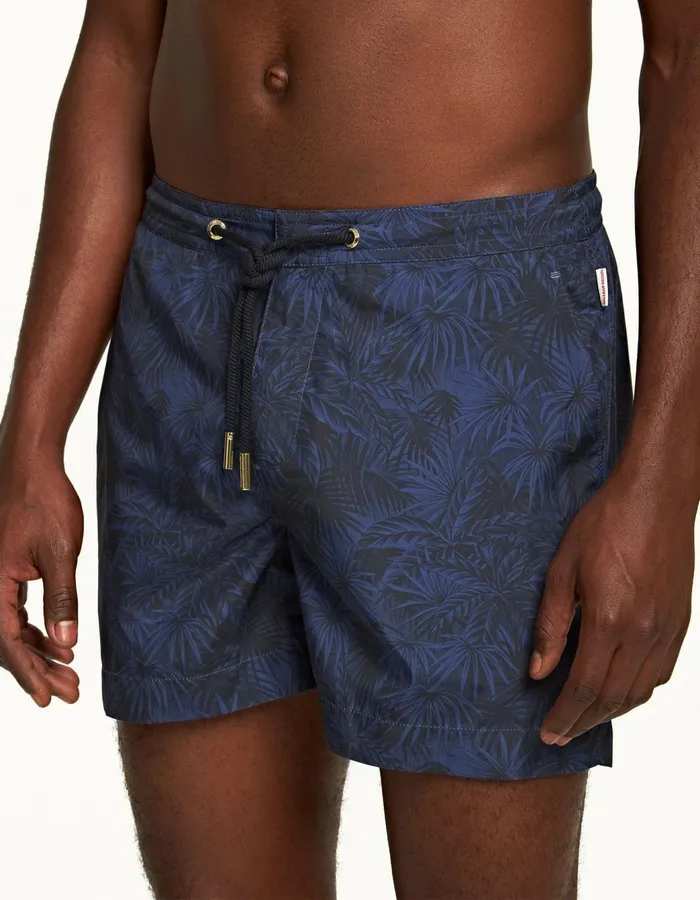 Men Orlebar Brown Swim Shorts Setter Drawcord Midnight Navy