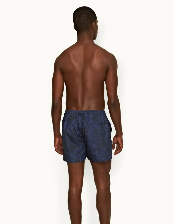 Men Orlebar Brown Swim Shorts Setter Drawcord Midnight Navy