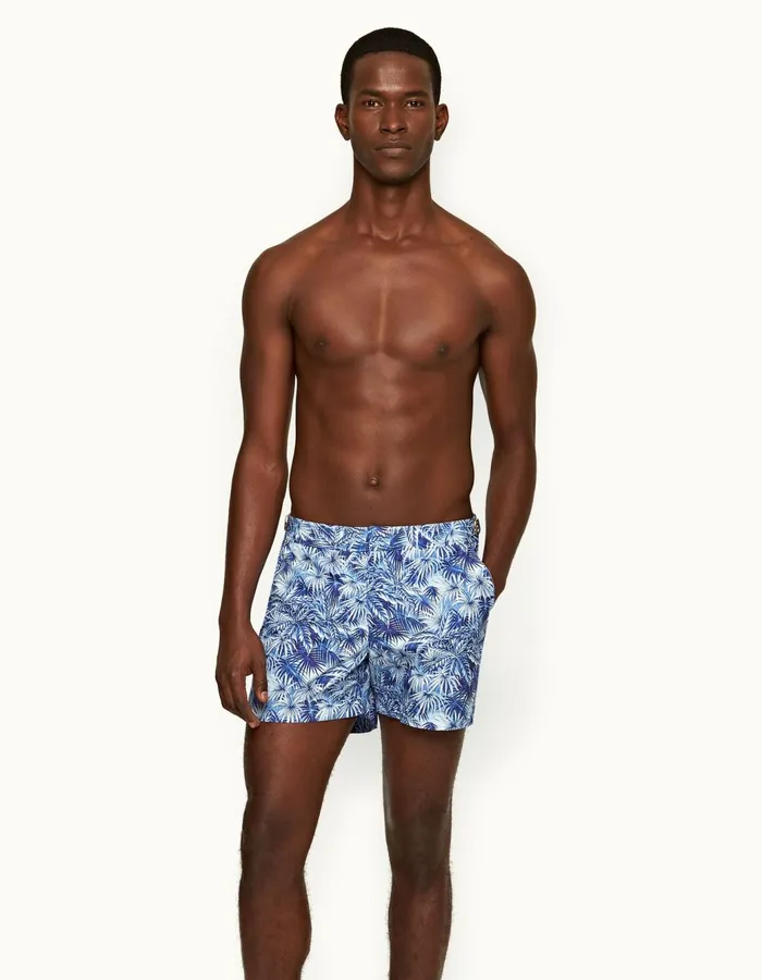 Men Orlebar Brown Swim Shorts Setter Lagoon Blue