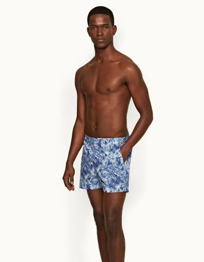 Men Orlebar Brown Swim Shorts Setter Lagoon Blue