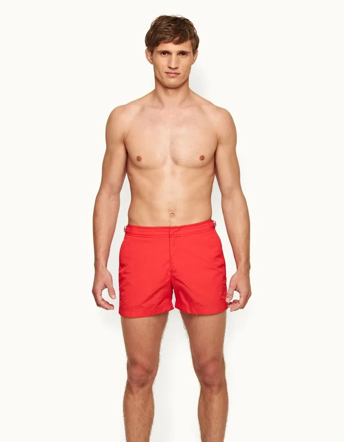 Men Orlebar Brown Swim Shorts Setter Rescue Red
