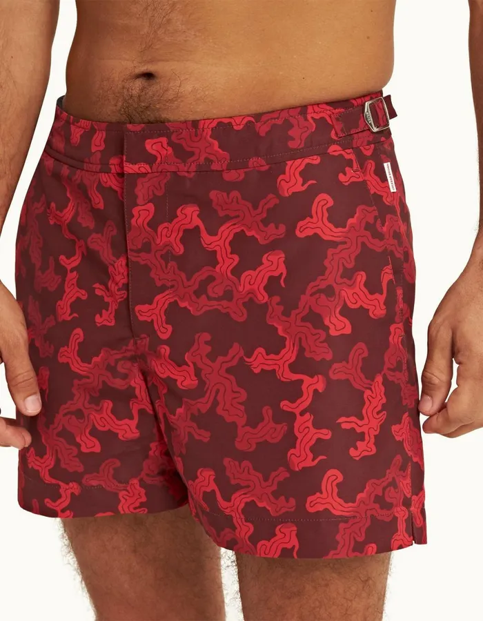 Men Orlebar Brown Swim Shorts Setter Vermillion